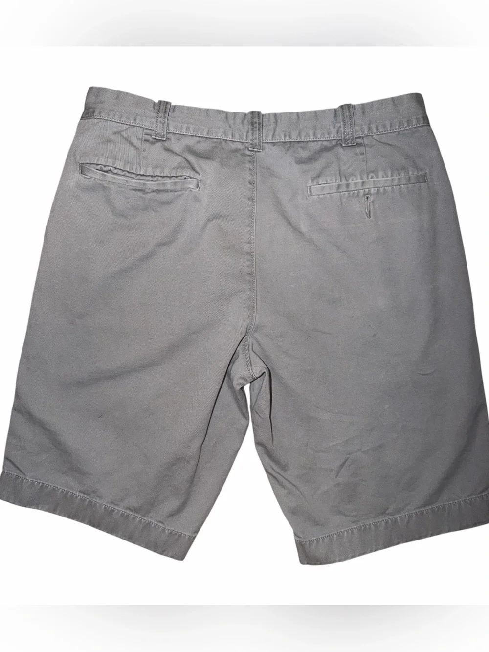 J. Crew Rivington Chino Shorts Men 32 100% Cotton Gray Coastal Preppy